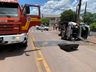 VÍDEO: Colisão lateral entre dois veículos deixa dois feridos em SMOeste 