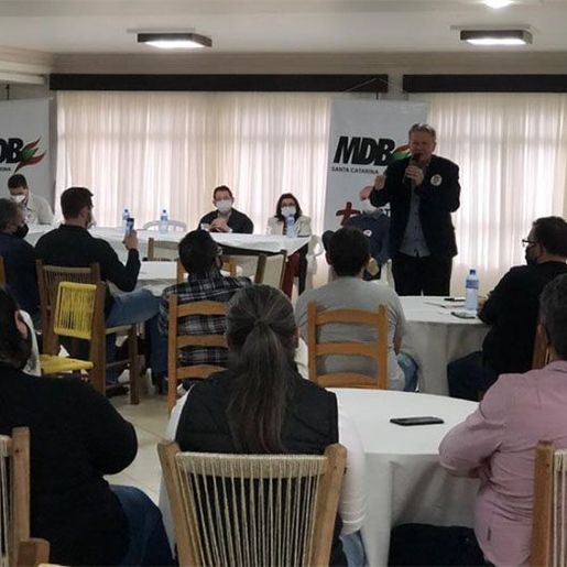 Em São Lourenço do Oeste, MDB faz encontro regional e apresenta pré-candidatos ao governo de SC para