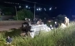 Motorista morre em capotamento na BR-158