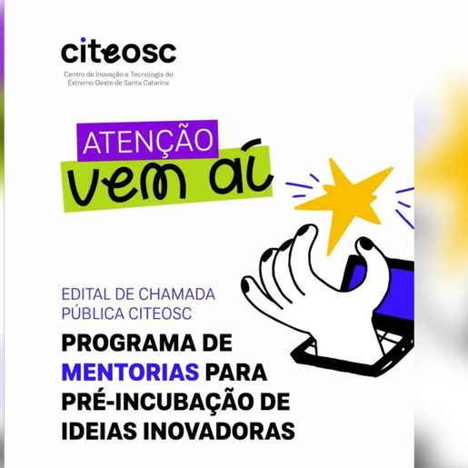 Prazo para inscrições de ideias de negócios no Citeosc termina nesta segunda