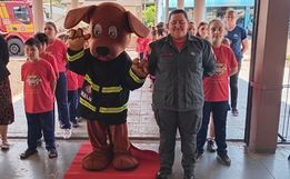 Bombeiro Mirim forma 46 alunos em São Bernardino 