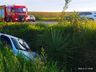 Motorista fica ferido após capotamento na BR-163, em Dionísio Cerqueira