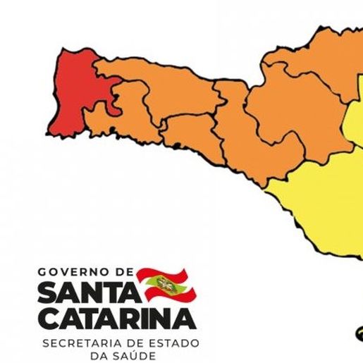 Quatro regiões catarinenses permanecem com risco gravíssimo para a Covid-19