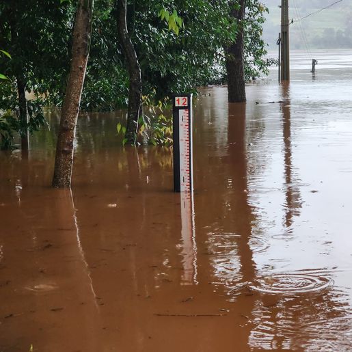 Nível de água do Rio Uruguai está reduzindo