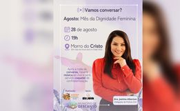 Descanso promove roda de conversa sobre dignidade feminina com delegada 
