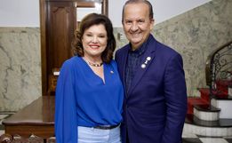 Jorginho Mello transmite o cargo à vice-governadora para cumprir missão nos Estados Unidos