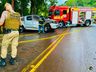 Colisão entre carros deixa feridos na SC 163, em Itapiranga