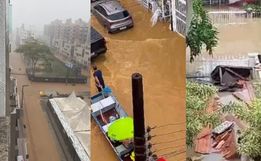 Em dois dias de chuva, SC tem 13 cidades em emergência, uma morte e mais de 1 mil desabrigados