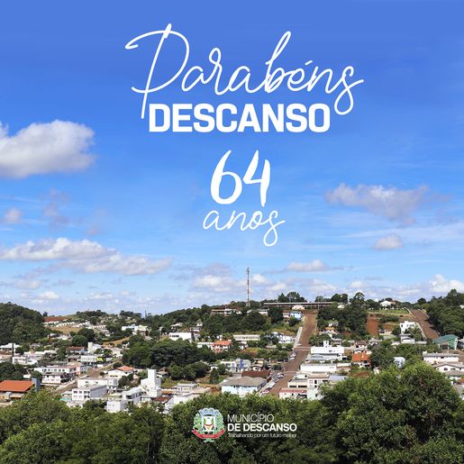 Descanso completa 64 anos de emancipação político administrativa