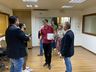 Candidatos a prefeito de Bandeirante chegam para debate na Peperi 