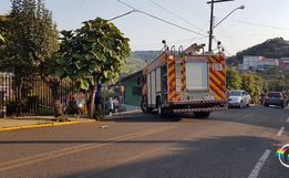 Bombeiros atendem princípio de incêndio em Itapiranga 