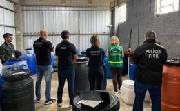 Força-tarefa apreende 2,5 toneladas de tripas com selo do serviço de inspeção falsificado