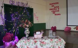 Escola Raul Pompéia realiza evento alusivo ao Outubro Rosa