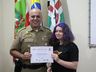 Formatura da primeira turma de Protetores do Lar em São Miguel do Oeste