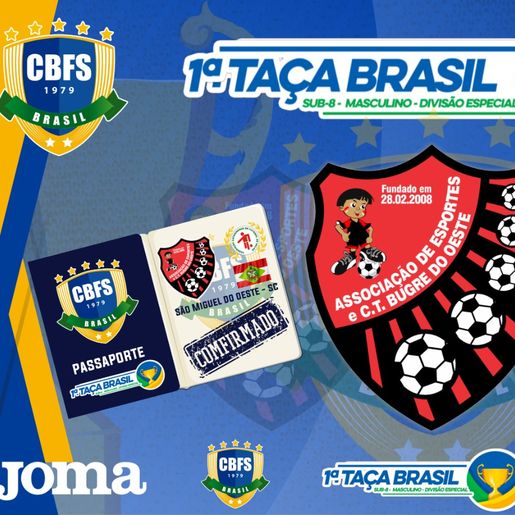 Bugre do Oeste representará Santa Catarina na Taça Brasil de Futsal sub-8