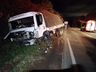 Colisão entre carro e caminhão tem uma morte e dois feridos