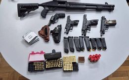 PC apreende armas na casa de homem investigado por ameaças em SMO 