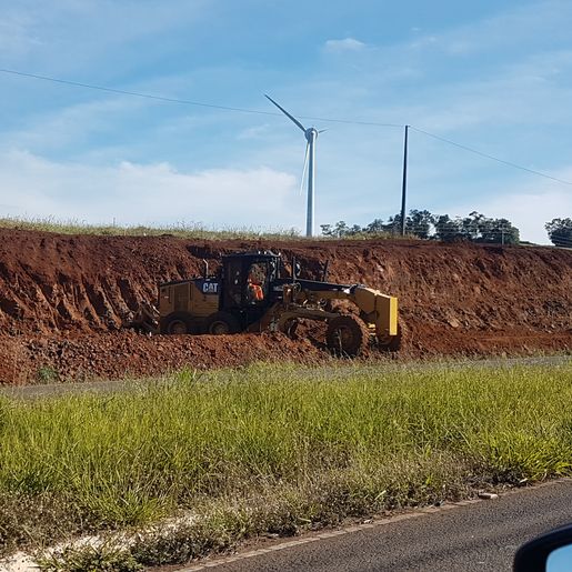 BR 163: empreiteira segue trabalhando na adequação do solo em São José do Cedro; vídeo