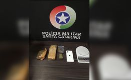 Polícia Militar prende jovem com 600g de maconha em Maravilha