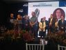 Durante evento em Chapecó, Estênio Aldo recebe troféu pelos 50 anos no rádio