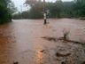 Chuva forte provoca estragos e alagamentos em cidades de Santa Catarina neste sábado