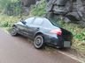 Veículo sai da pista na SC 163 em Itapiranga