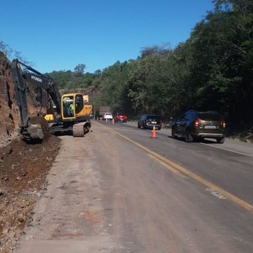 DNIT alerta para detonação de rochas na BR-282 nesta sexta-feira