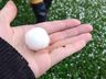 VÍDEO: Chuva de granizo atinge cidades de SC e muda paisagens