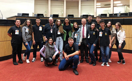 Vereadores mirins de São Miguel do Oeste participam de encontro estadual