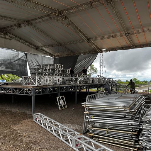 Arena de Shows da Faismo é ampliada e terá capacidade para 8 mil pessoas