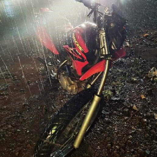 Motociclista sofre ferimentos graves em colisão lateral na SC-163 em Iporã do Oeste