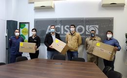Órgãos de segurança pública recebem doação de 1,5 mil máscaras cirúrgicas 