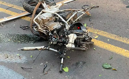 Acidente na SC-283 entre Águas de Chapecó e Planalto Alegre deixa motociclista morto