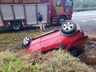 Rapaz de 22 anos morre em capotamento na BR-280