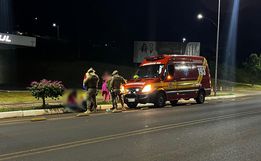 Mulher se joga de veículo após discussão com o marido em São Miguel do Oeste