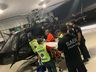 Vendaval derruba silo e deixa dois trabalhadores gravemente feridos em Pinhalzinho