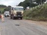 Aplicação do concreto avança na BR-163, em São José do Cedro; assista