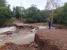 Pontes estão interditadas em decorrência das chuvas em Santa Helena