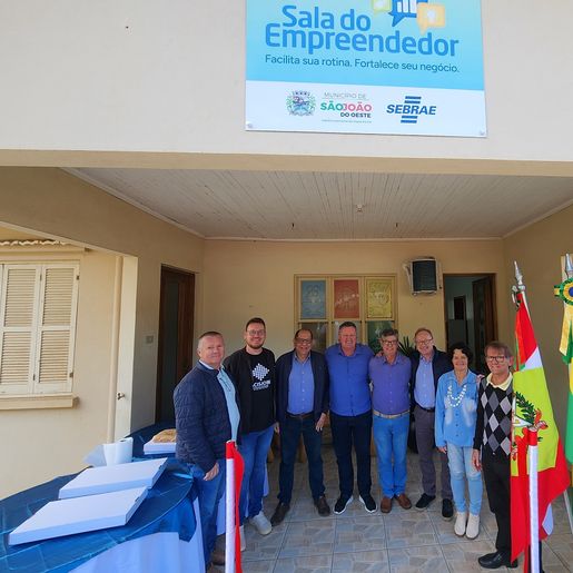 São João do Oeste inaugura Sala do Empreendedor