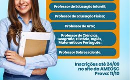 Guaraciaba abre seleção para professores com vagas de cadastro reserva