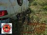 Condutor sofre ferimentos em saída de pista seguida de capotamento na SC-163 
