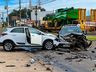 Câmera registra momento exato de colisão frontal na Willy Barth; confira