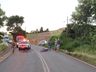 Mulher fica ferida em colisão entre carro e moto no interior de Palmitos