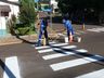 Tunápolis trabalha no feriado para reforçar sinalização viária 