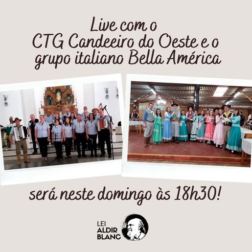 Artistas descansenses contemplados pela Lei Aldir Blanc farão live neste domingo