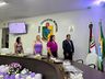 Legislativo de Bandeirante inaugura Galeria Lilás durante sessão solene