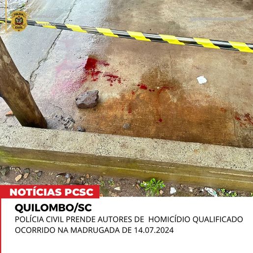 Casal que matou homem a facada em Quilombo é detido