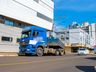 Carreta derruba poste de energia elétrica e interrompe fornecimento em parte de SMOeste 