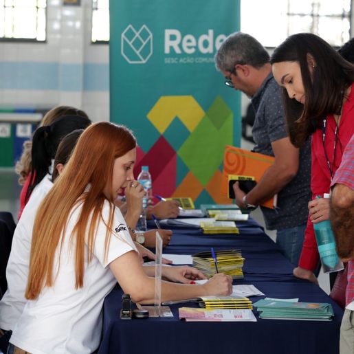 Sesc realiza ação comunitária com serviços gratuitos e celebra 78 anos em SMOeste