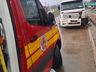 Colisão entre dois caminhões bloqueia trecho da BR-163 em SJCedro